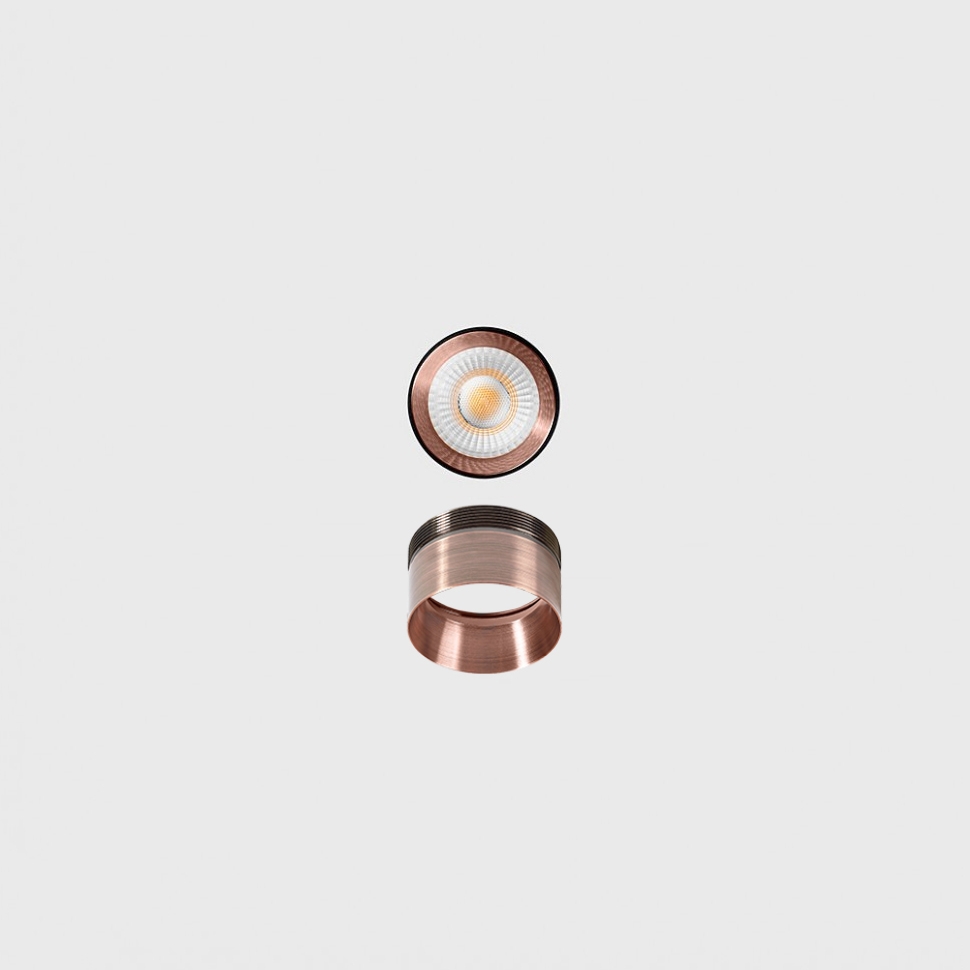SHIELD L for series TUB M, D52mm, the cover higher 12mm than body tube, accessories, IP 20, copper color